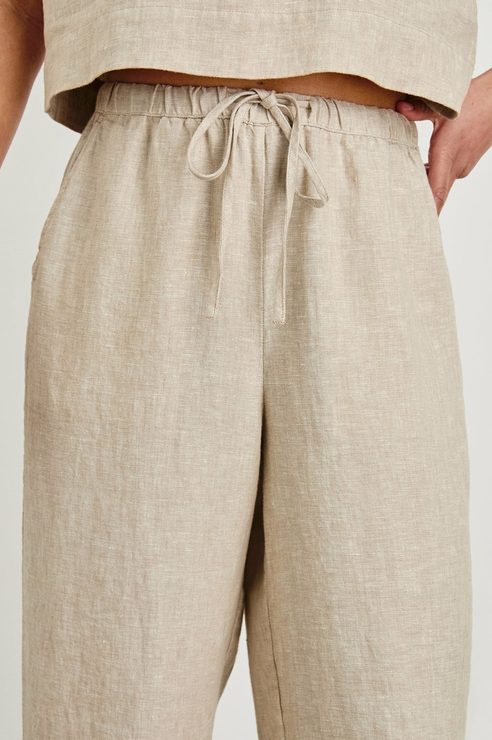 EMMIE PANT - HEATHERED FLAX| Rails on sale