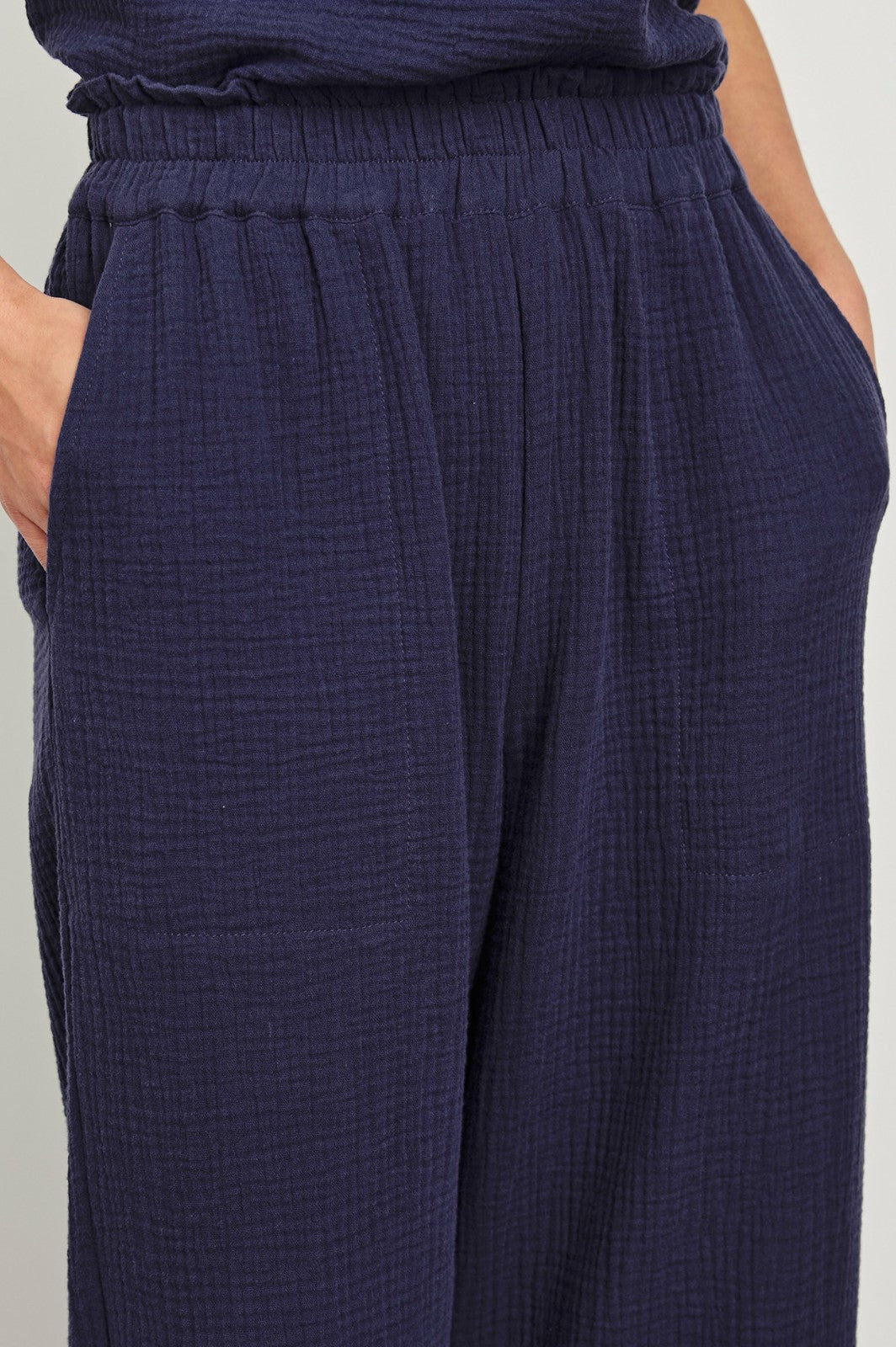LEON CROP PANT - ADMIRAL BLUE| Rails discount