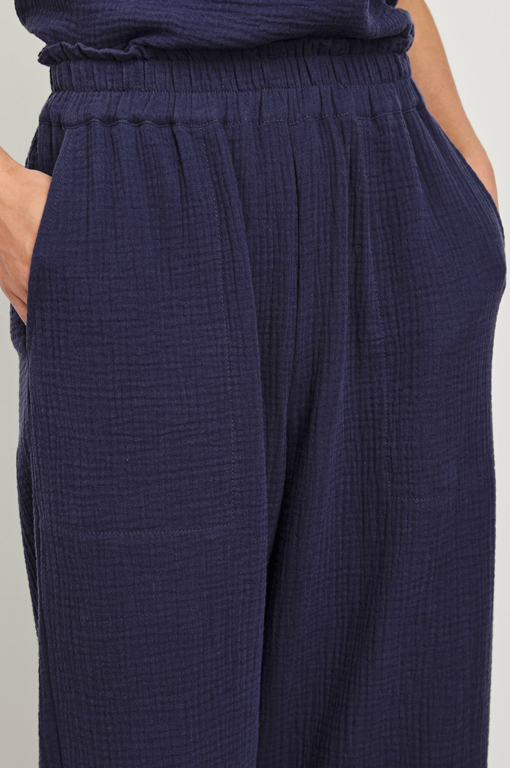 LEON CROP PANT - ADMIRAL BLUE| Rails discount