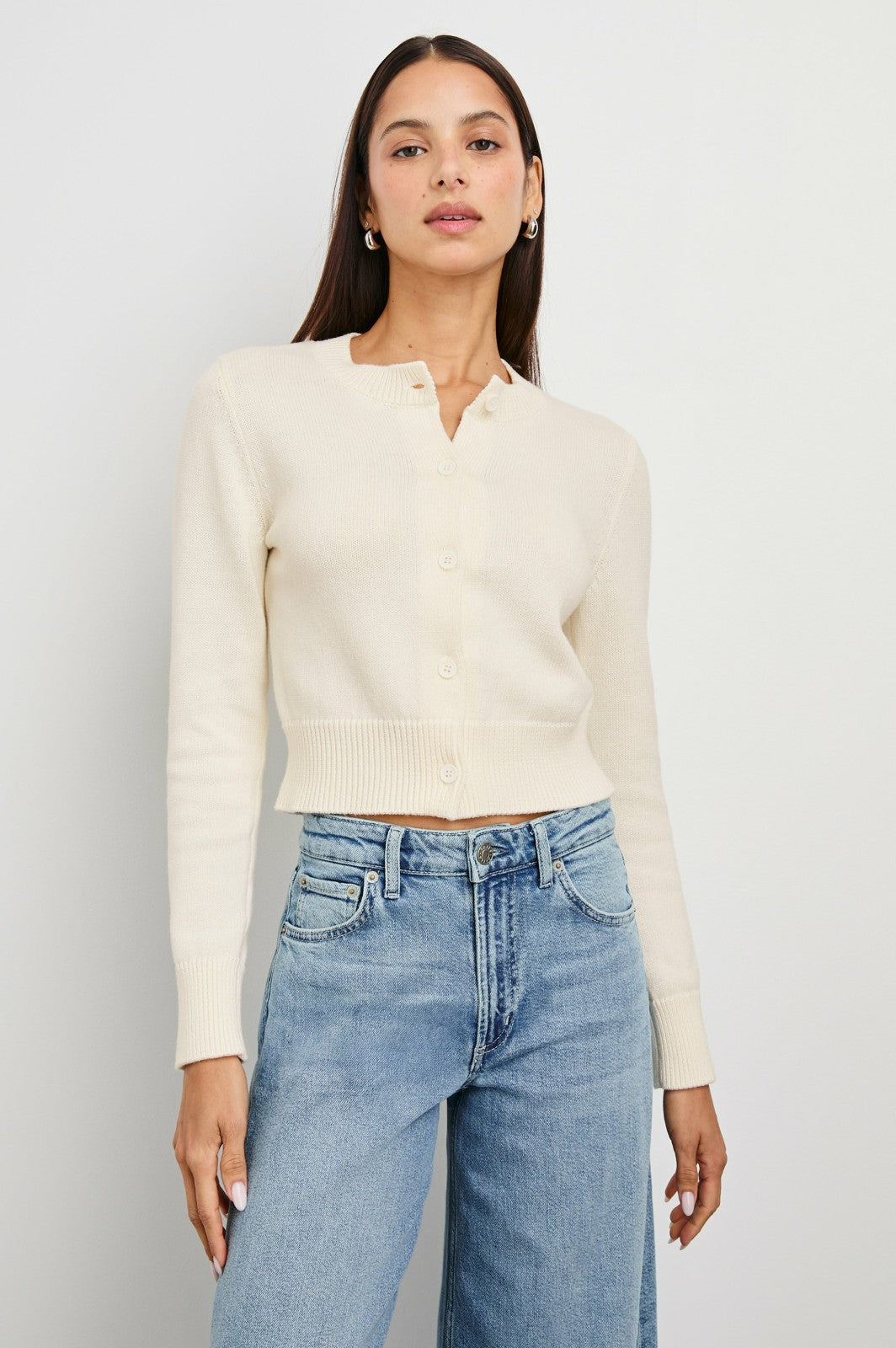NORAH CARDIGAN - IVORY| Rails discount