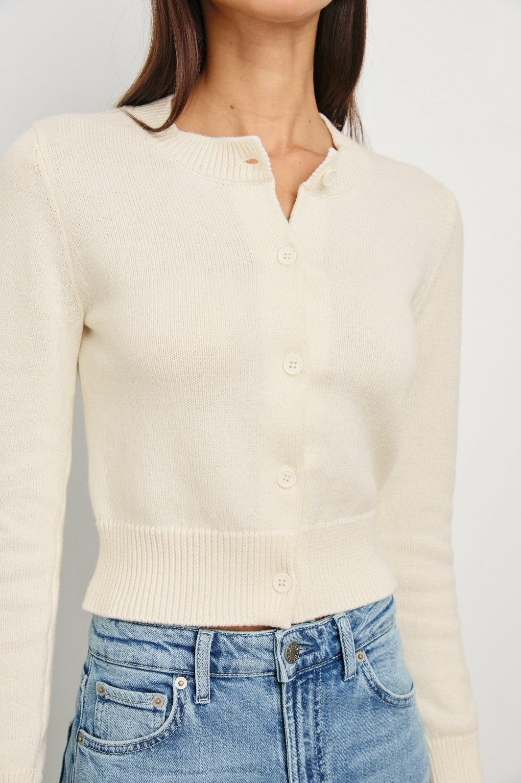 NORAH CARDIGAN - IVORY| Rails discount