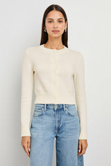 NORAH CARDIGAN - IVORY| Rails discount