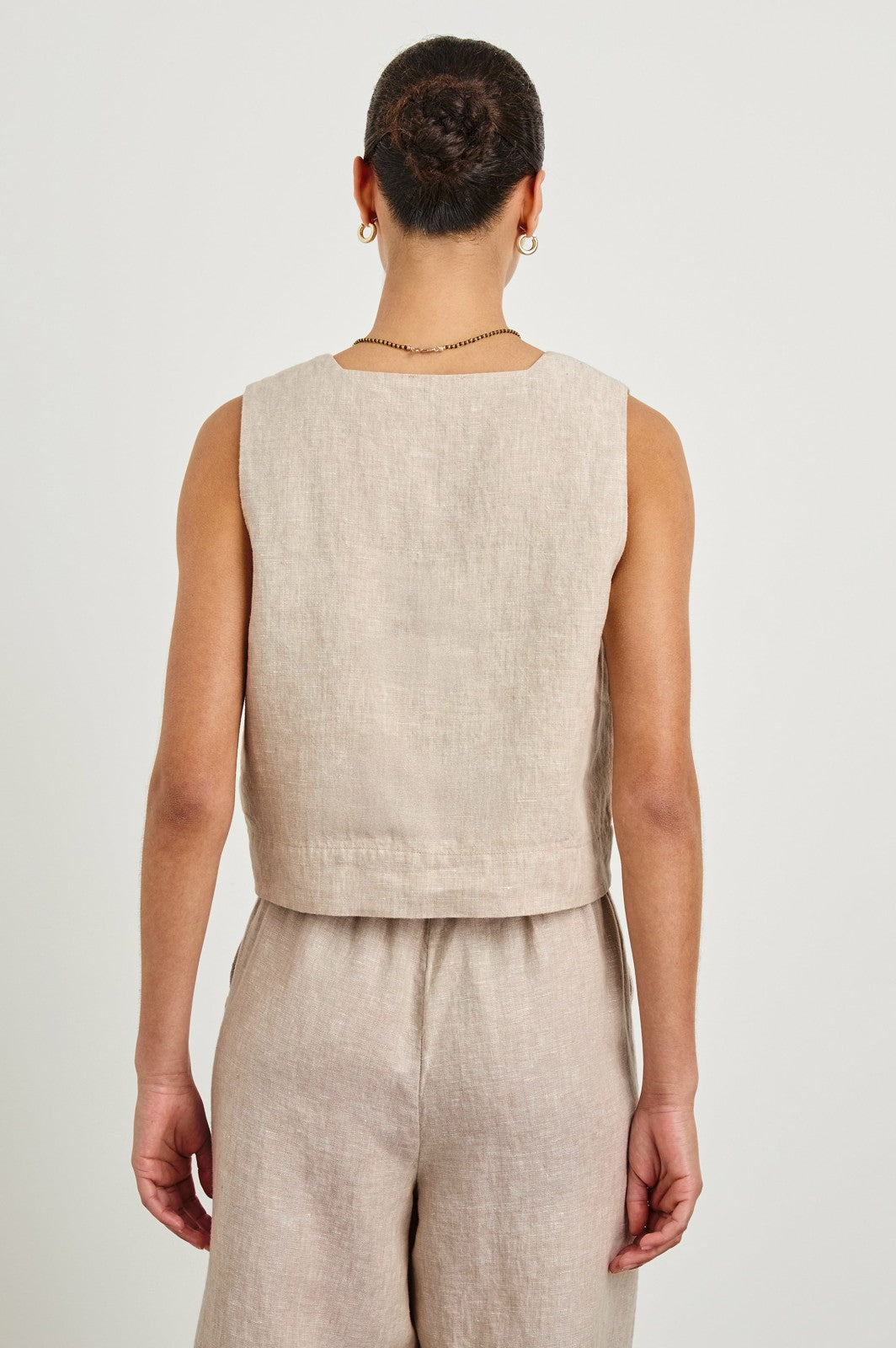 AKIRA TOP - HEATHERED FLAX| Rails sale