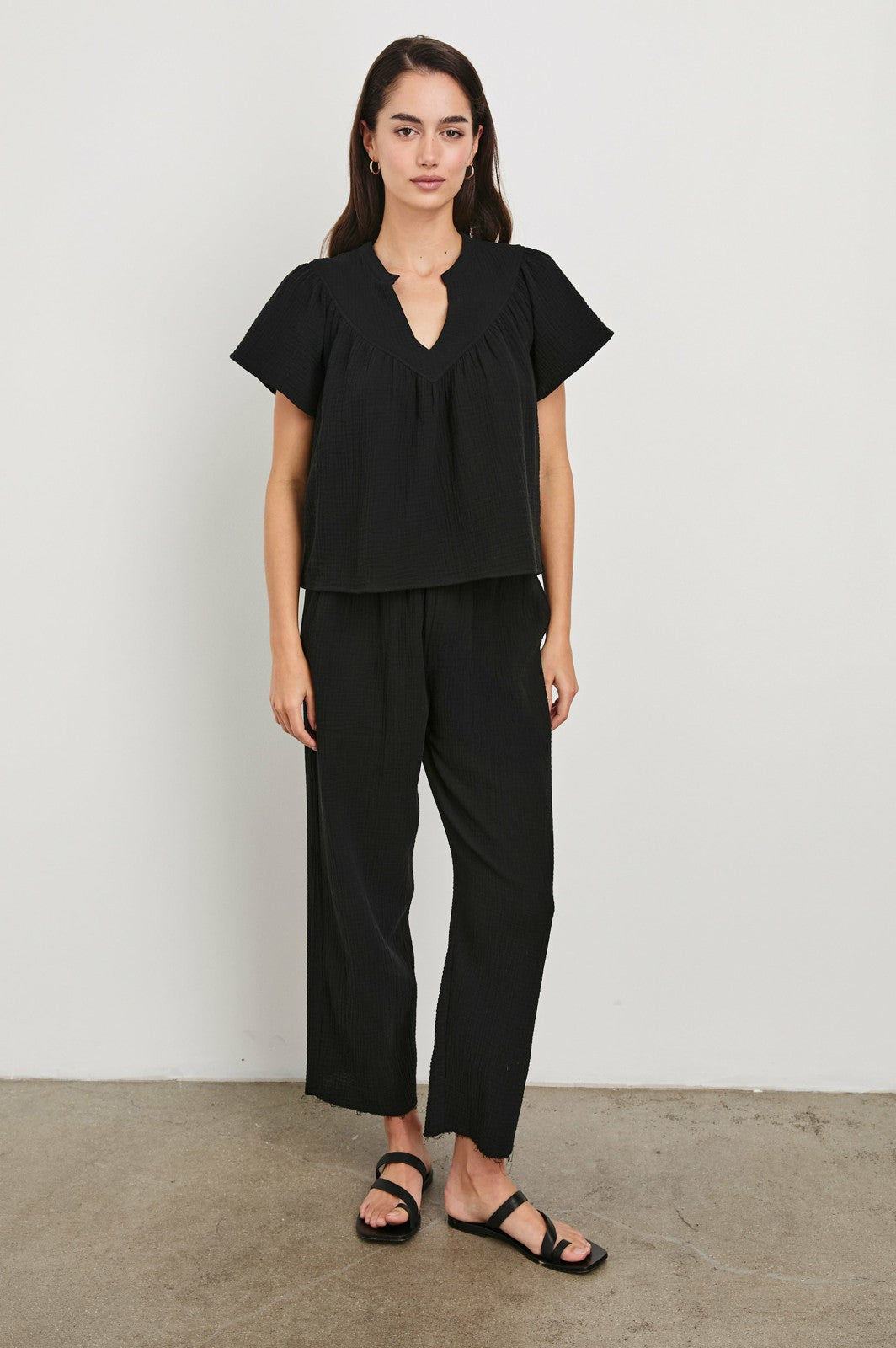 SAYER SHIRT - BLACK| Rails outlet