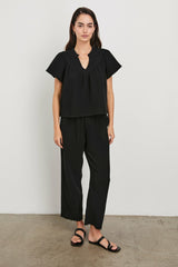 SAYER SHIRT - BLACK| Rails outlet