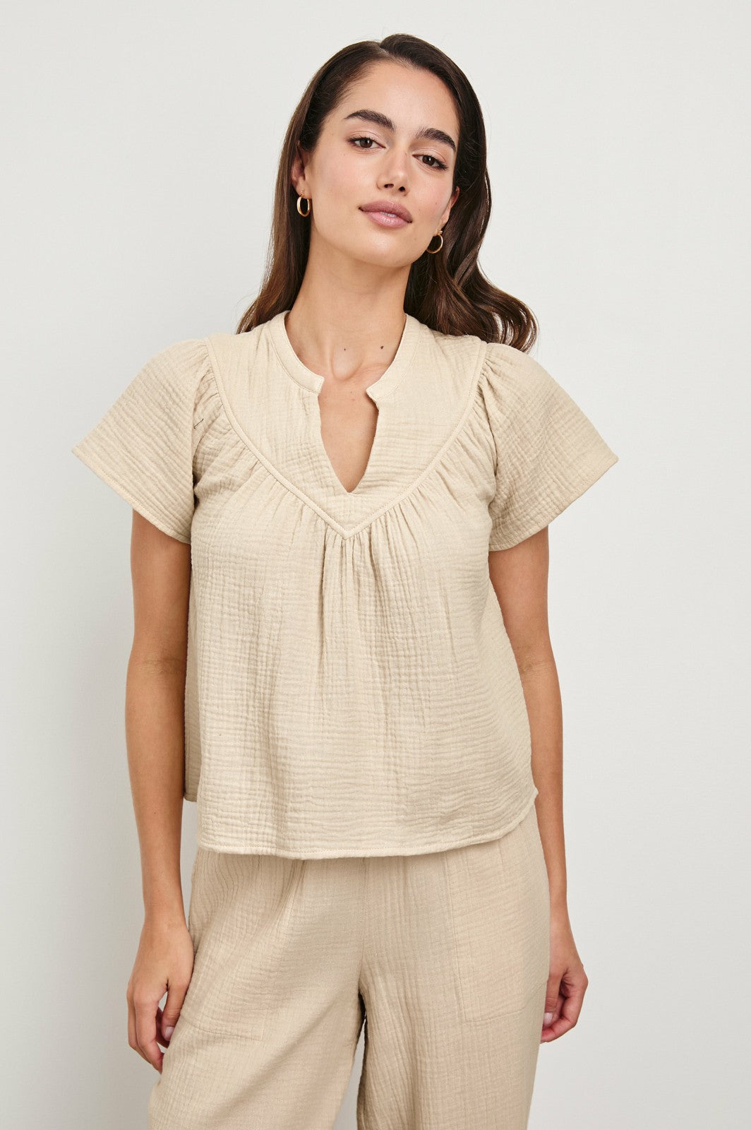 SAYER SHIRT - FLAX| Rails for sale