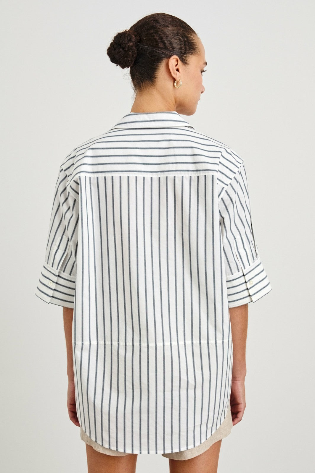 JUDA TOP - CHALK SLATE STRIPE| Rails near me