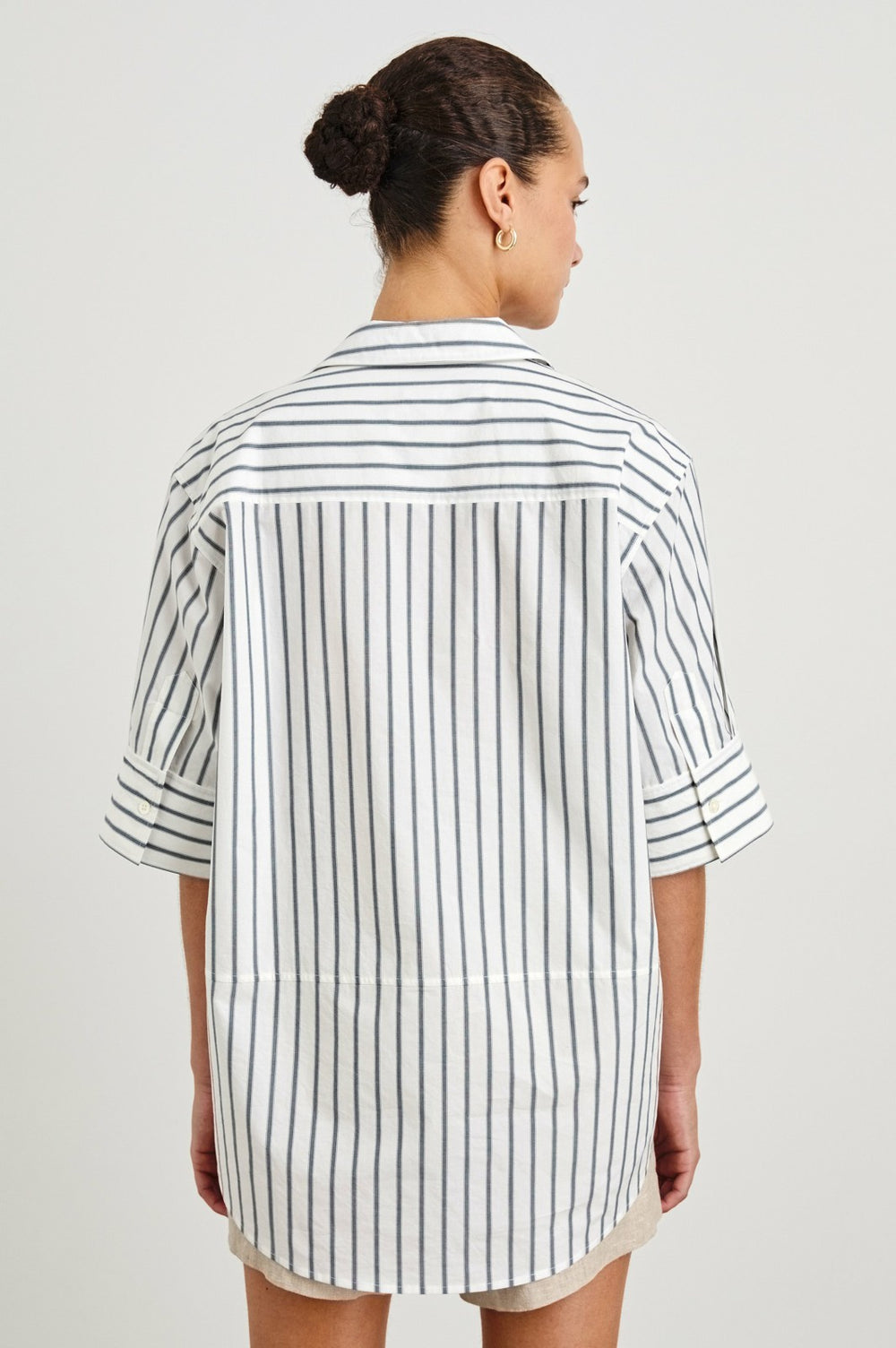 JUDA TOP - CHALK SLATE STRIPE| Rails near me