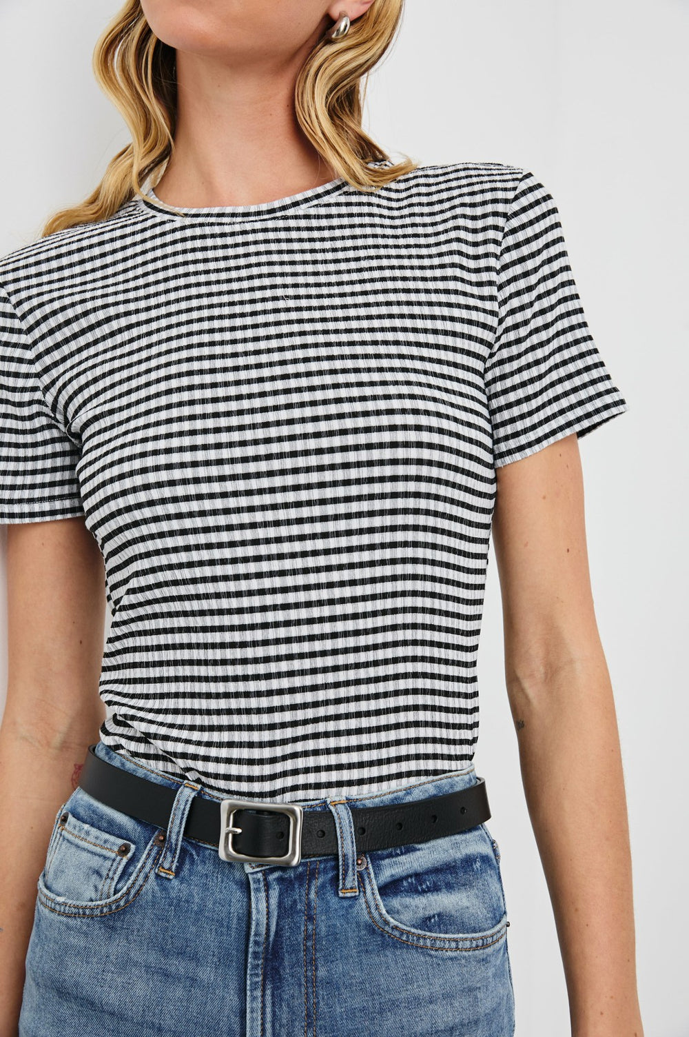 REMI BELT - BLACK SILVER| Rails US