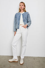 ENCY JACKET - MID BLUE| Rails online