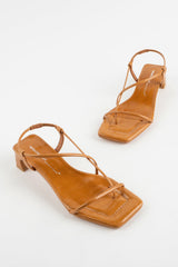 INTENTIONALLY BLANK ANCA HEEL - TOFFEE| Rails discount