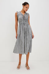 ADINE DRESS - ASH SEERSUCKER| Rails sale