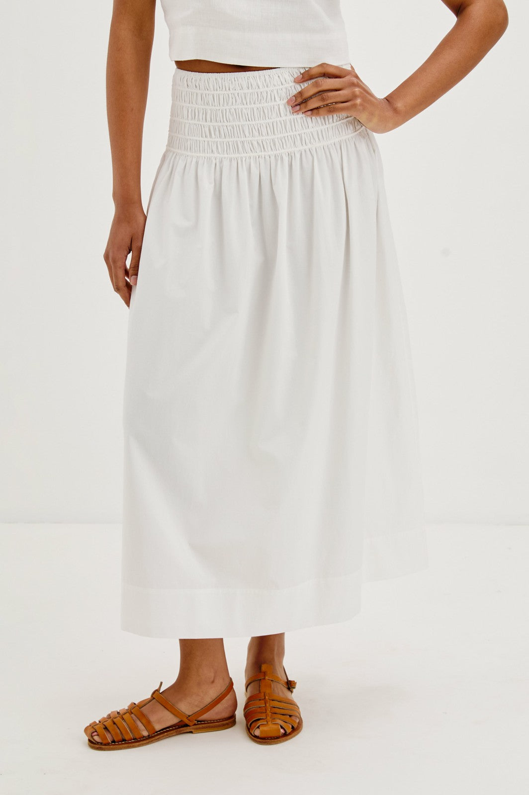ALESSA SKIRT - WHITE| Rails US