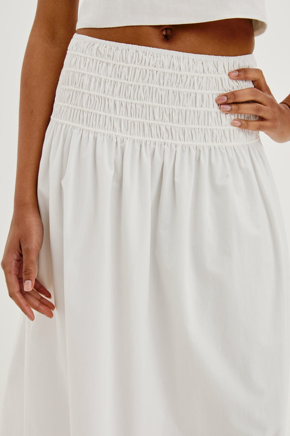 ALESSA SKIRT - WHITE| Rails US