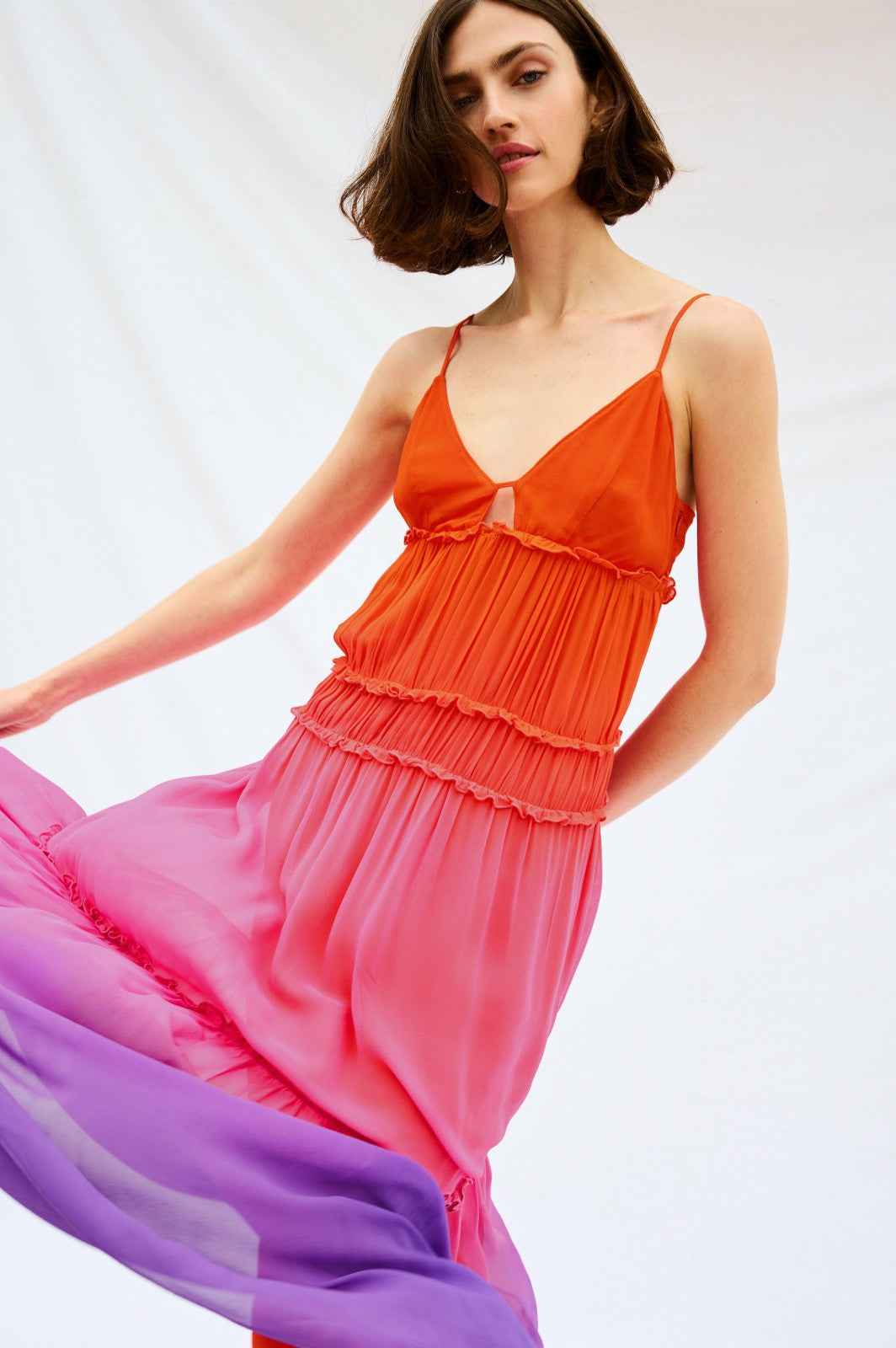 ANTONELLA DRESS - VIOLET DIP DYE| Rails for sale