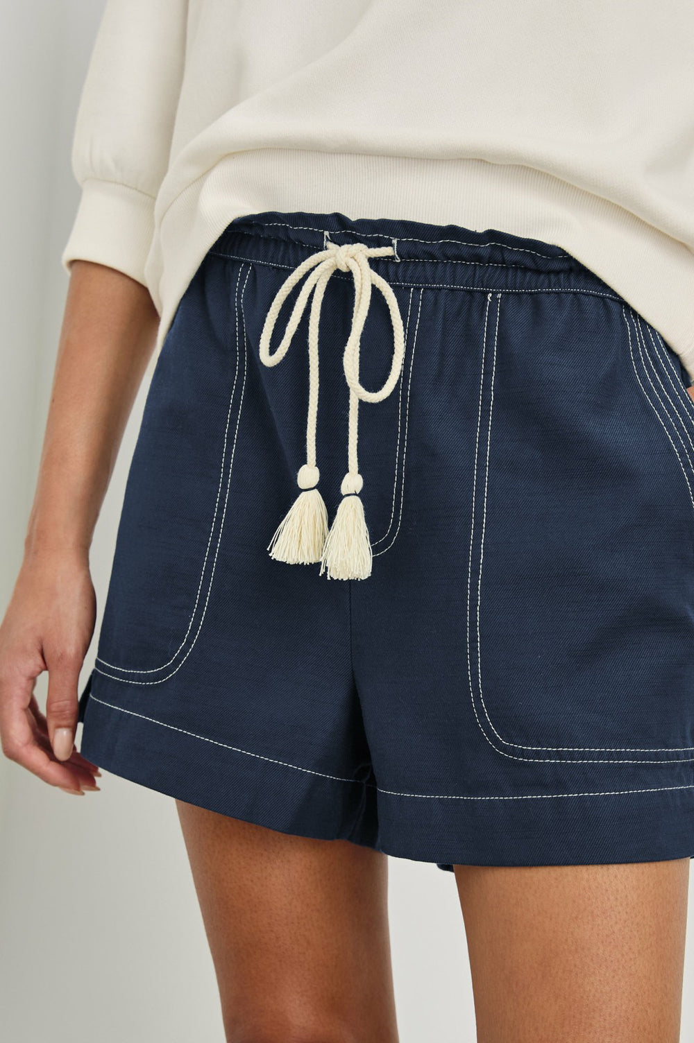 ASTRA SHORT - NAVY| Rails for sale