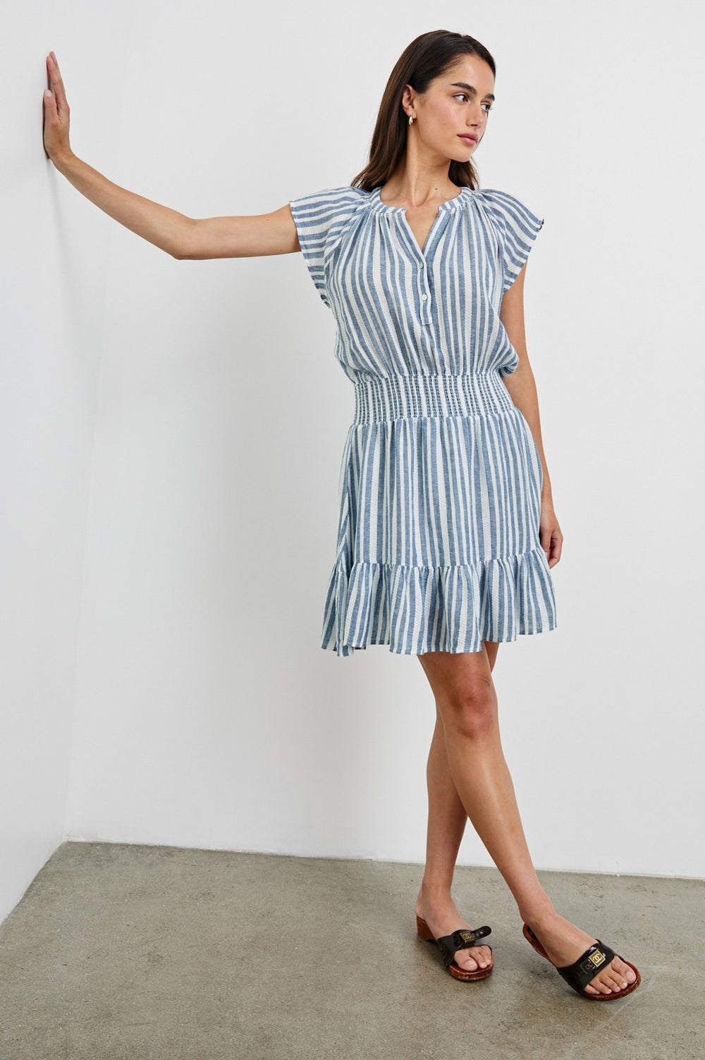 AUGUSTINE DRESS - JALISCO STRIPE| Rails online