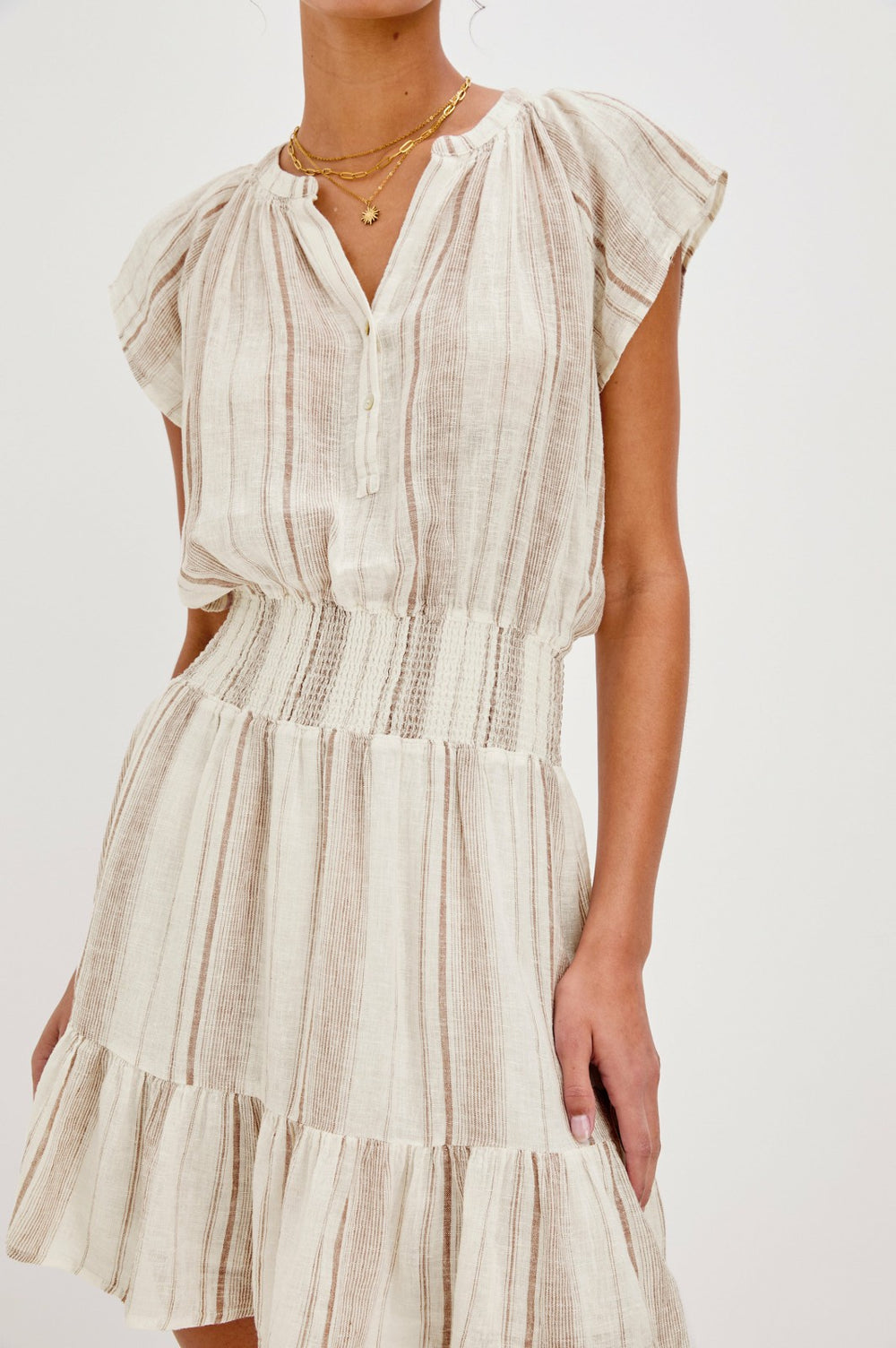 AUGUSTINE DRESS - REIMS STRIPE| Rails on sale