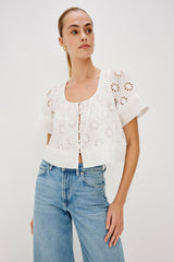 BAMBINA TOP - WHITE| Rails online