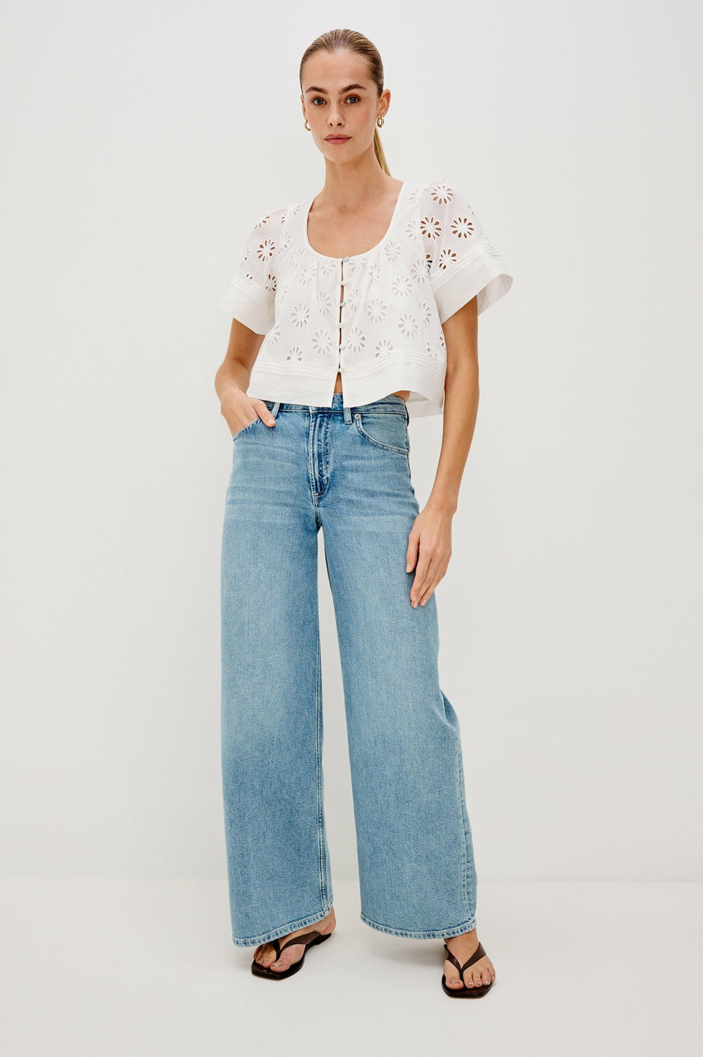 BAMBINA TOP - WHITE| Rails online
