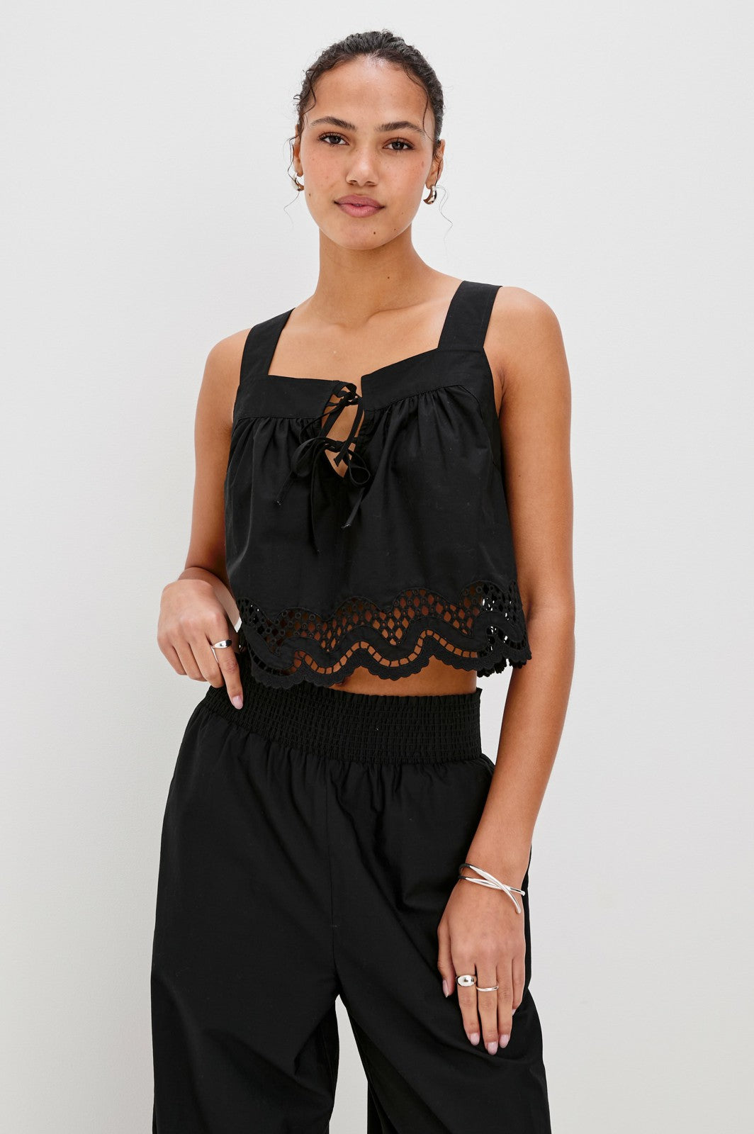 BLYTHE TOP - BLACK| Rails sale