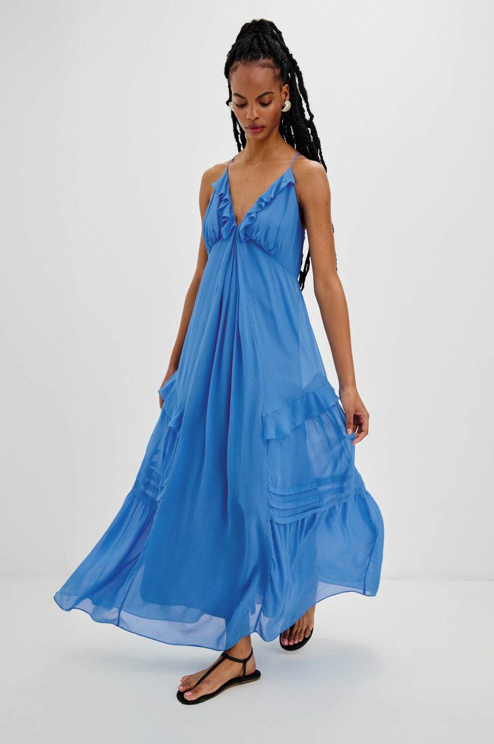 BOA DRESS - FRENCH BLUE| Rails discount