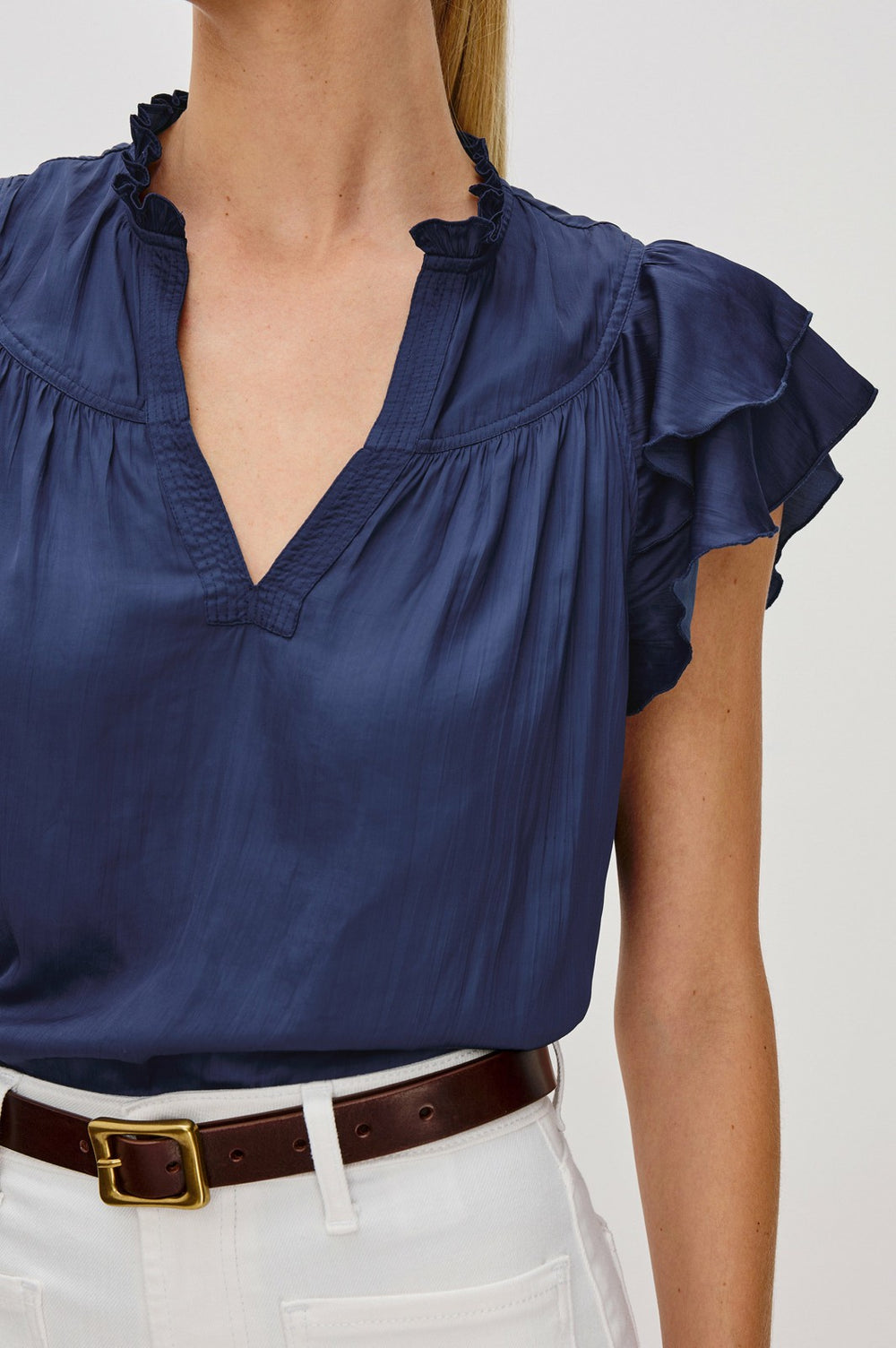 CALISTA TOP - ADMIRAL BLUE| Rails outlet
