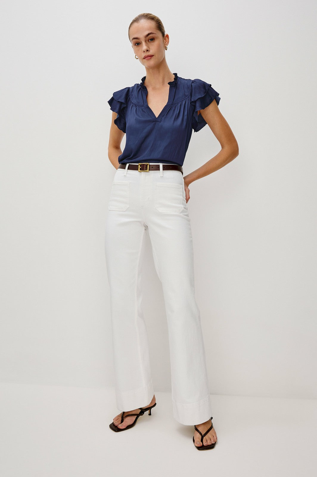 CALISTA TOP - ADMIRAL BLUE| Rails outlet