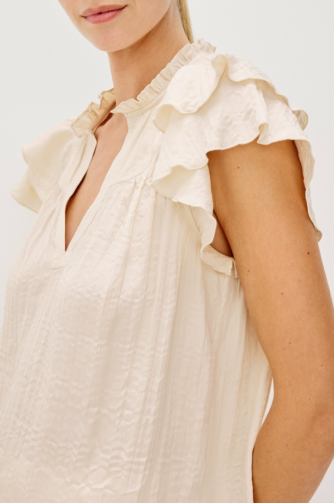 CALISTA TOP - IVORY| Rails sale