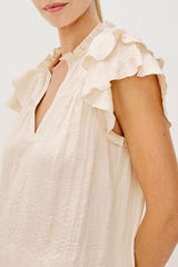 CALISTA TOP - IVORY| Rails sale