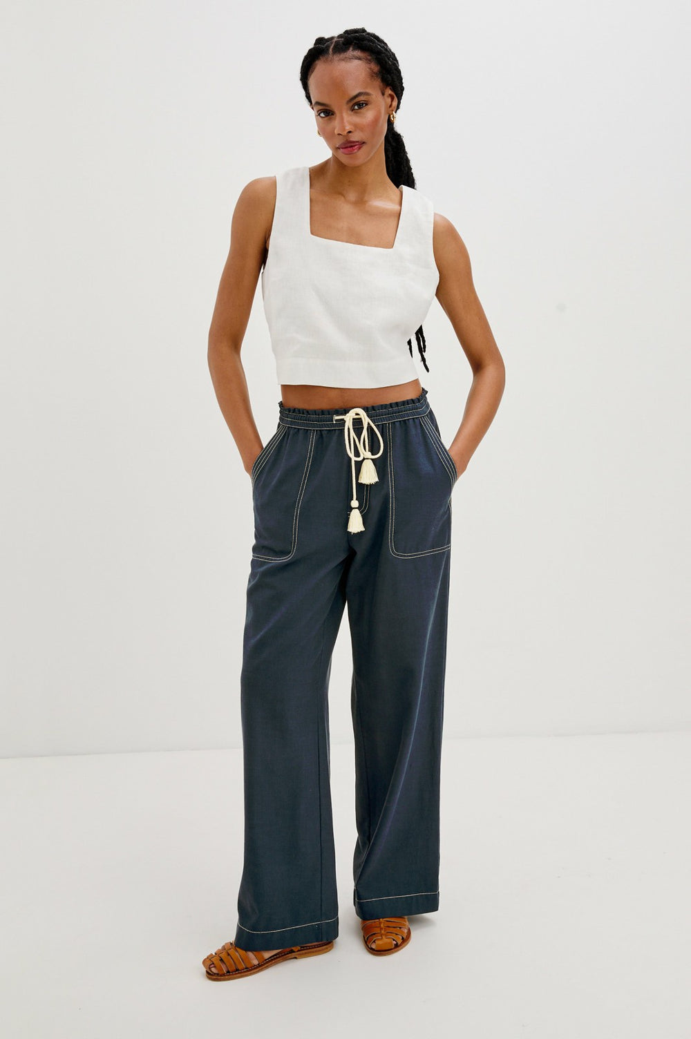 CAMPO PANT - NAVY| Rails discount
