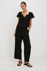 CASIE TOP - BLACK| Rails discount