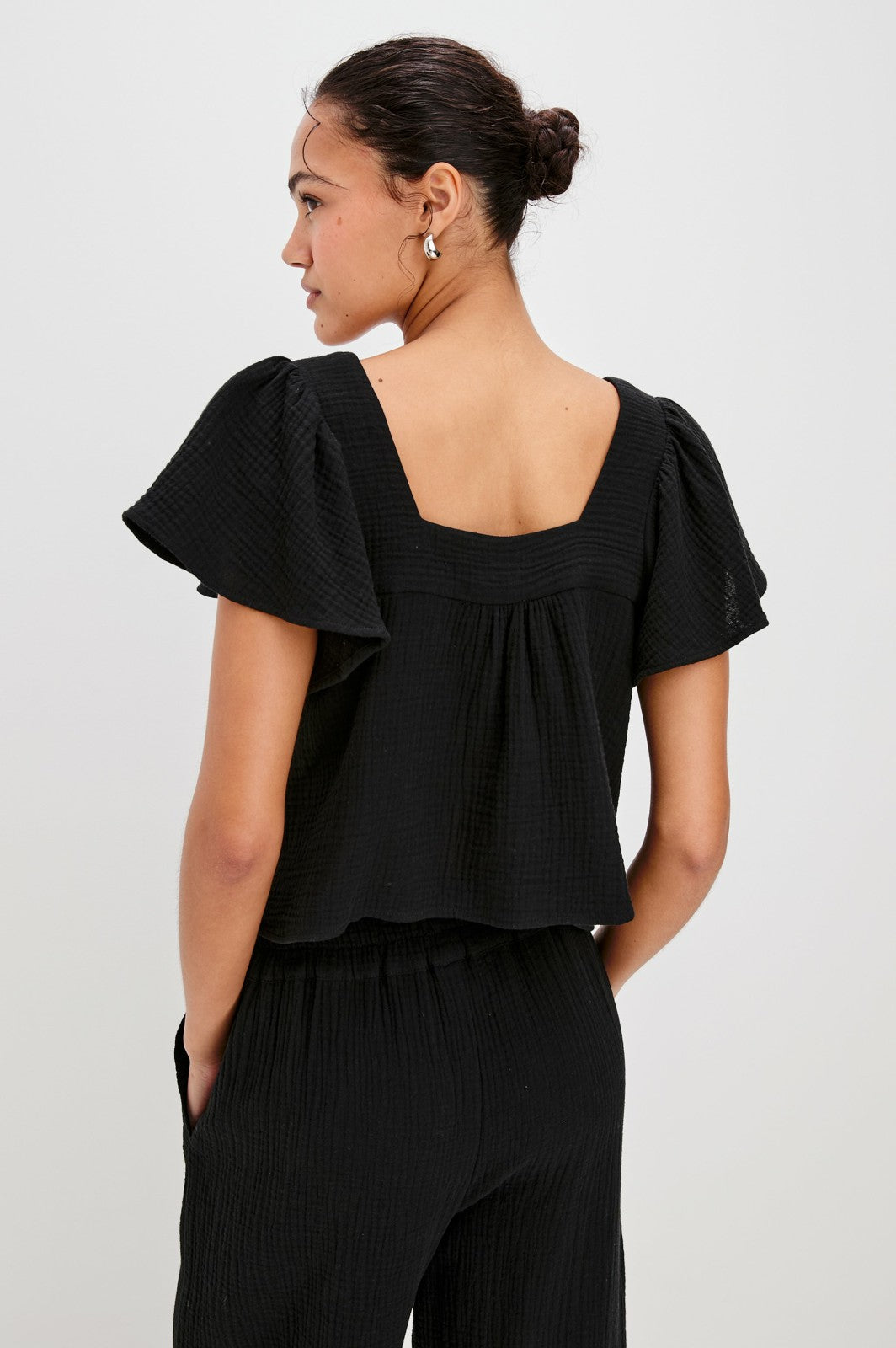CASIE TOP - BLACK| Rails discount