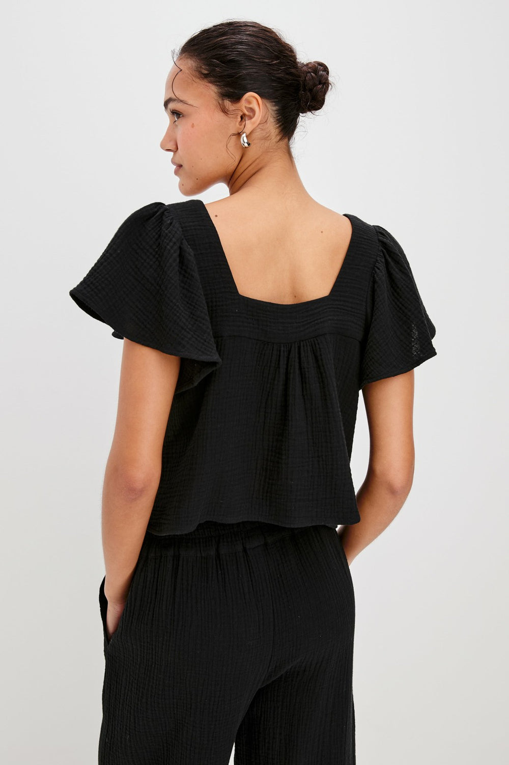 CASIE TOP - BLACK| Rails discount