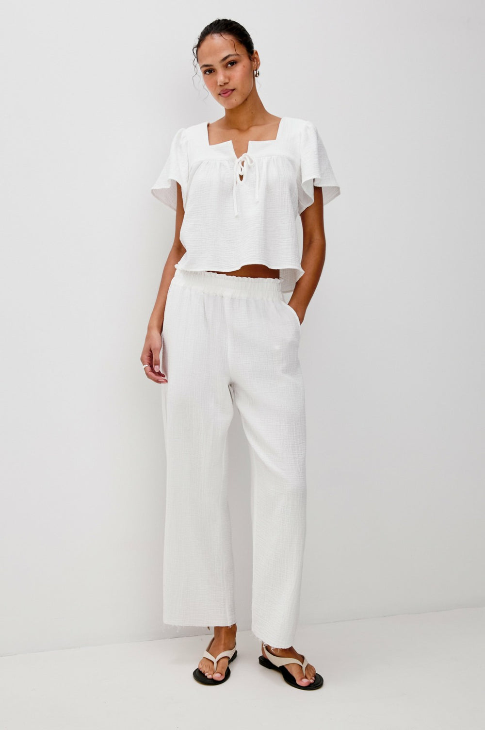 CASIE TOP - WHITE| Rails near me