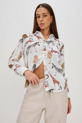 CHARLI SHIRT - JUNGLE ANIMALS| Rails US