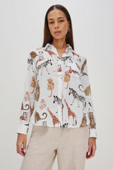 CHARLI SHIRT - JUNGLE ANIMALS| Rails US