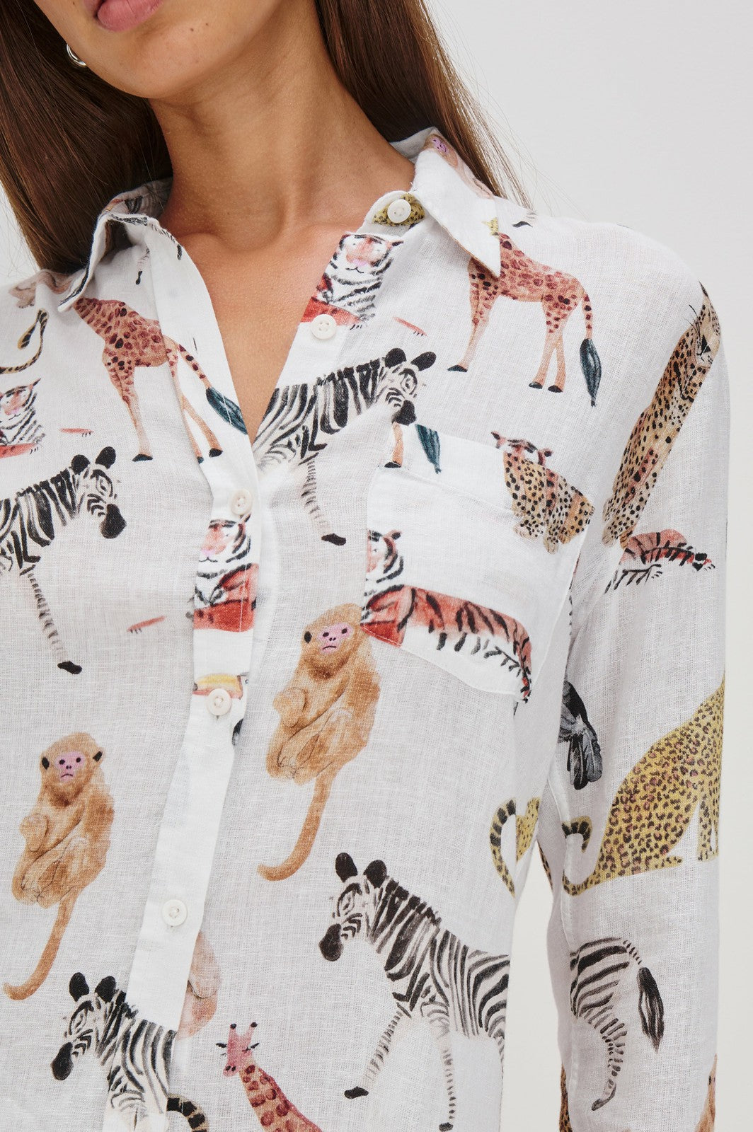 CHARLI SHIRT - JUNGLE ANIMALS| Rails US