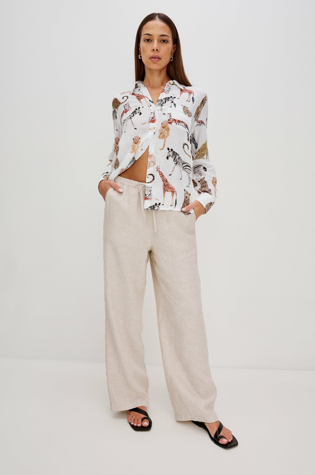 CHARLI SHIRT - JUNGLE ANIMALS| Rails US