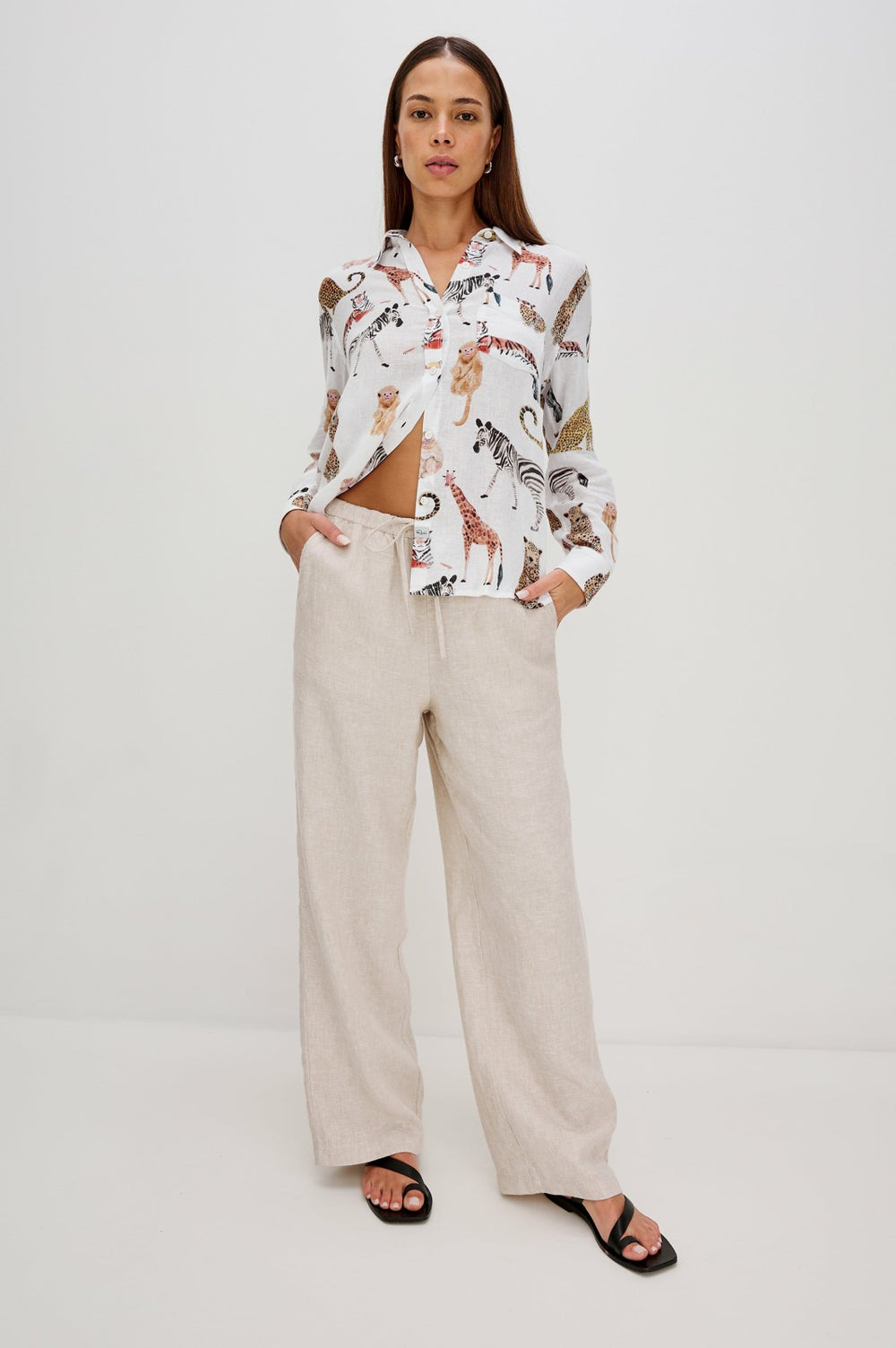 CHARLI SHIRT - JUNGLE ANIMALS| Rails US