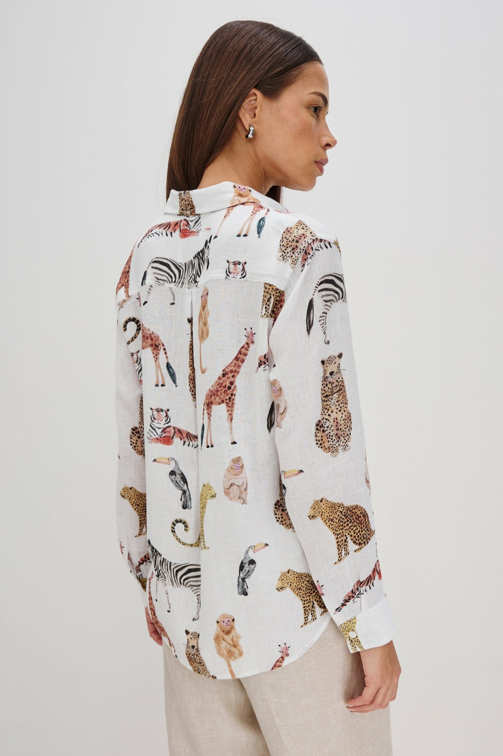 CHARLI SHIRT - JUNGLE ANIMALS| Rails US