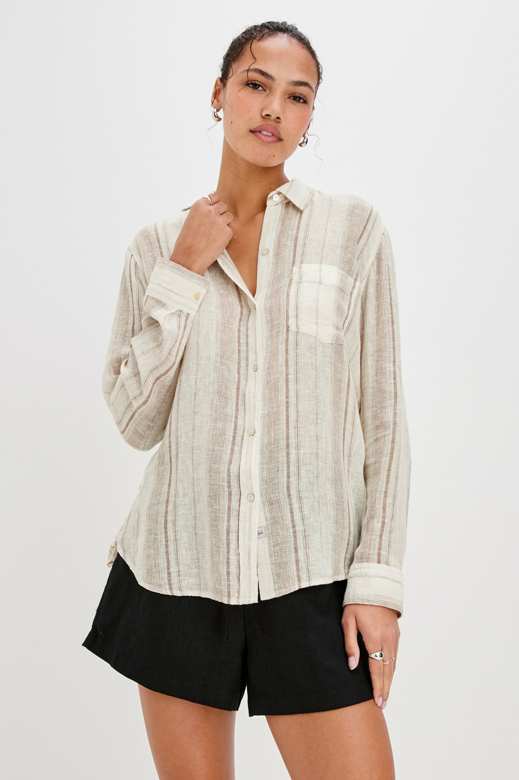 CHARLI SHIRT - REIMS STRIPE| Rails on sale