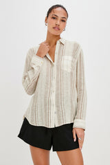 CHARLI SHIRT - REIMS STRIPE| Rails on sale