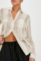CHARLI SHIRT - REIMS STRIPE| Rails on sale