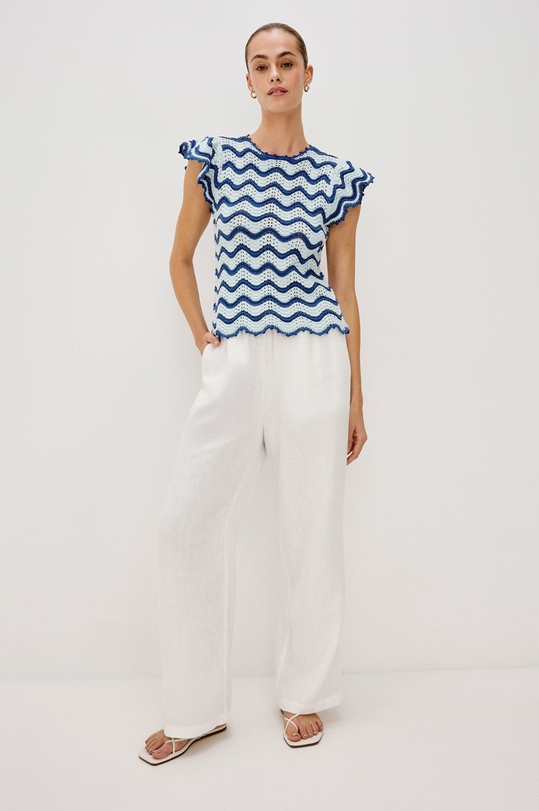 COEN TOP - AZURE SCALLOP| Rails near me