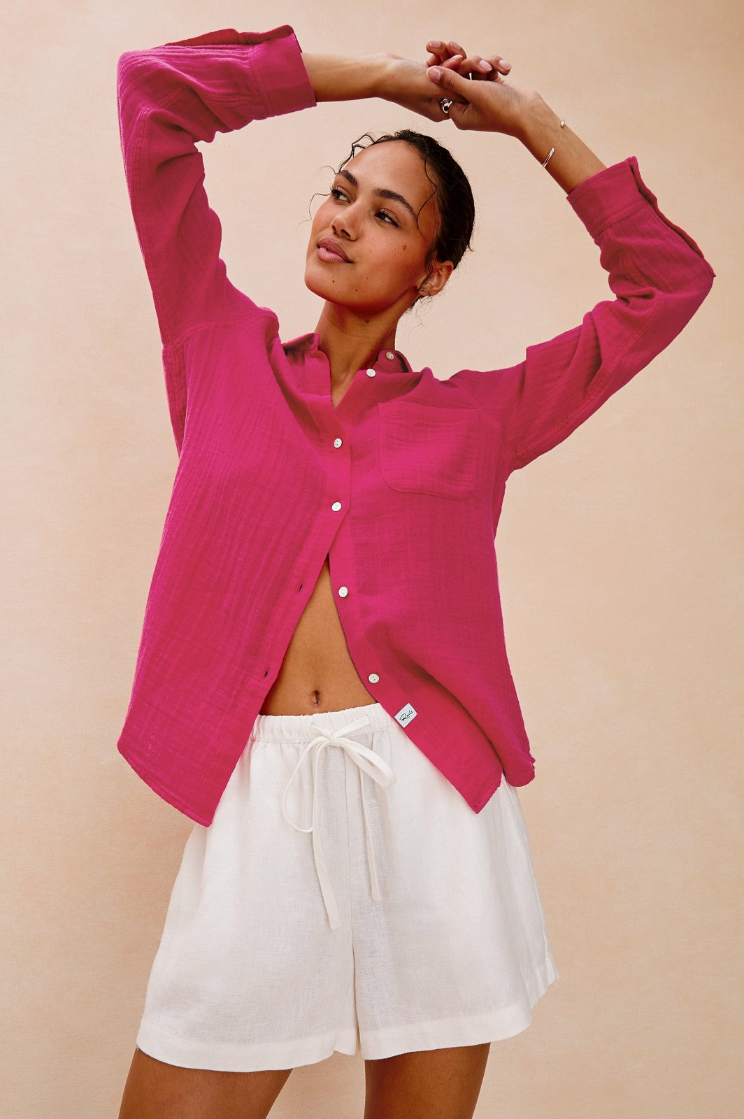 ELLIS SHIRT - RASPBERRY| Rails online