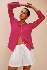 ELLIS SHIRT - RASPBERRY| Rails online