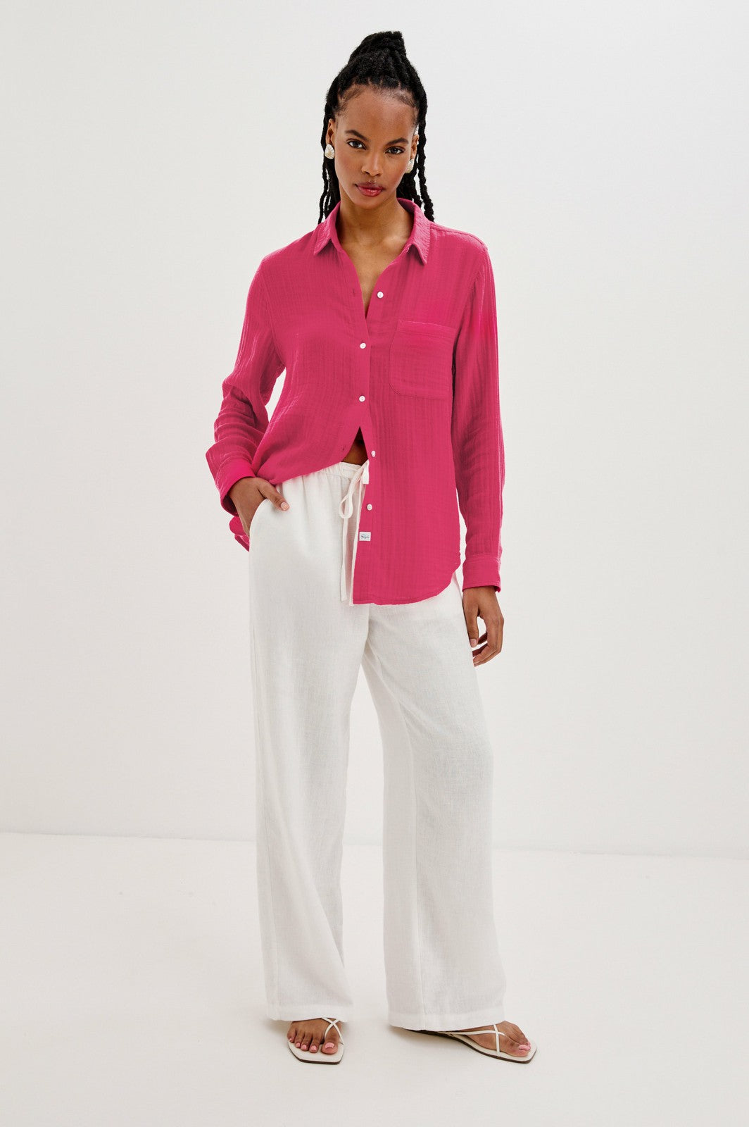ELLIS SHIRT - RASPBERRY| Rails online