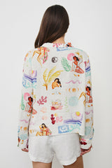 ELM SHIRT - IVORY BATHING LADIES| Rails near me