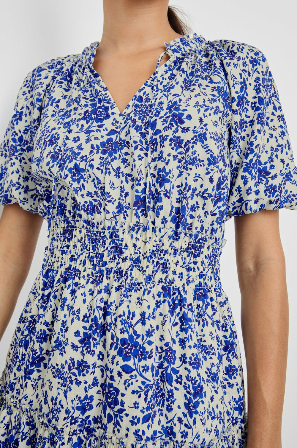 FIORELLA DRESS - BLUE MARGUERITE| Rails US